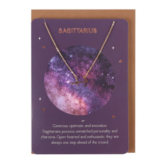 Sagittarius Zodiac Necklace