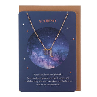 Scorpio Zodiac Necklace