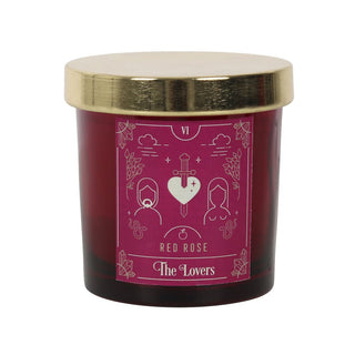 The Lovers Rose Tarot Candle