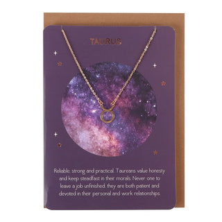 Taurus Zodiac Necklace