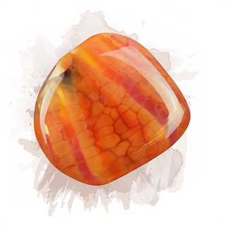 Fire Crackle Agate