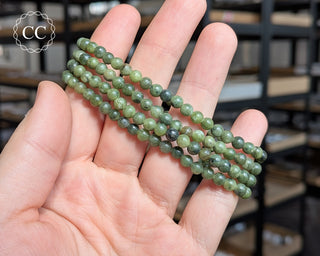 Serpentine 4mm Beaded Bracelets on hand