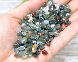 African Bloodstone Crystal Chips 50g