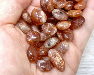 African Sunstone Tumbled Crystal