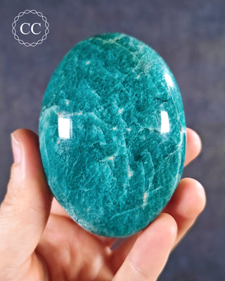 Amazonite Large Chunky Palm Stone #4