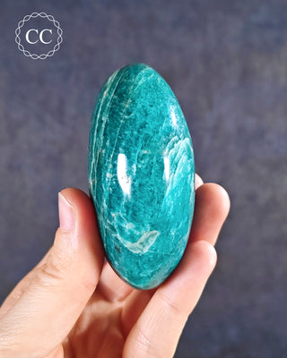 Amazonite Large Chunky Palm Stone #4