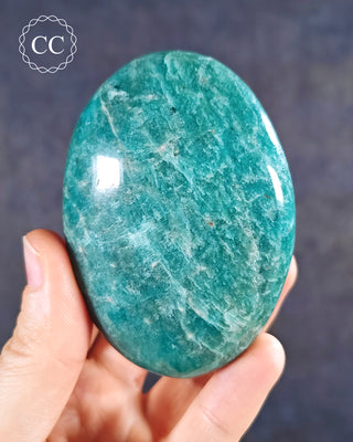 Amazonite Large Chunky Palm Stone #5