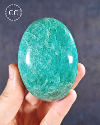 Amazonite Large Chunky Palm Stone #2