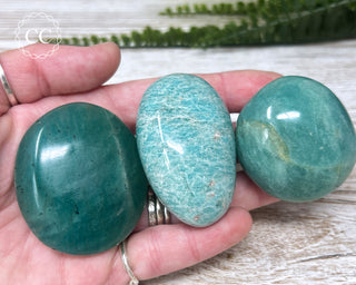 Amazonite Chunky Palm Stone