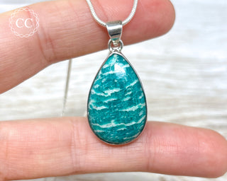 Amazonite Silver Necklace #1