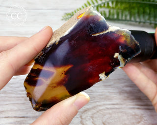 Sumatran Amber Polished Slice #3