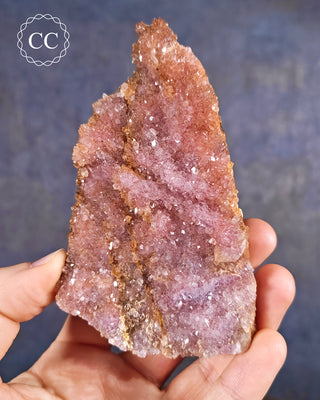 Amethyst clusters from Morocco, with inclusions of Hematite and Iron Oxide