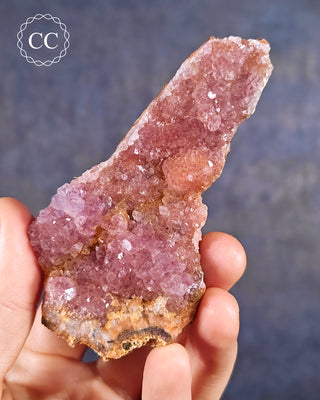 Amethyst clusters from Morocco, with inclusions of Hematite and Iron Oxide