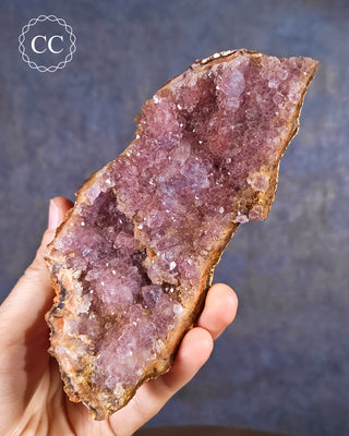 Amethyst clusters from Morocco, with inclusions of Hematite and Iron Oxide