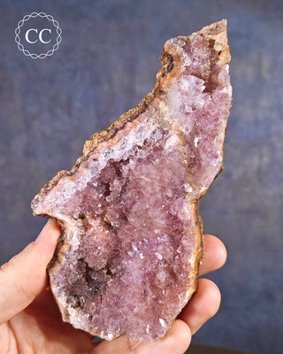 Amethyst clusters from Morocco, with inclusions of Hematite and Iron Oxide