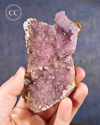 Amethyst clusters from Morocco, with inclusions of Hematite and Iron Oxide