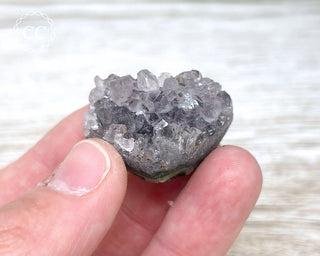 Amethyst Cluster Heart #16