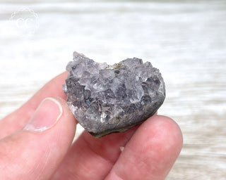 Amethyst Cluster Heart #16
