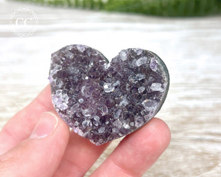 Amethyst Cluster Heart #2