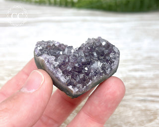 Amethyst Cluster Heart #2