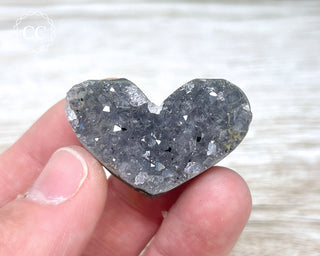 Amethyst Cluster Heart #19