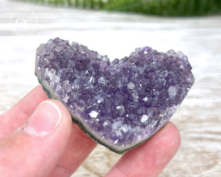 Amethyst Cluster Heart #23