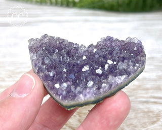 Amethyst Cluster Heart #23