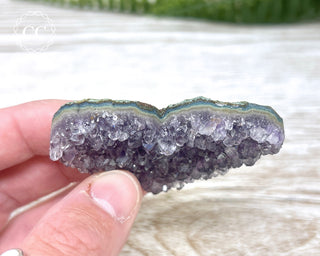 Amethyst Cluster Heart #23