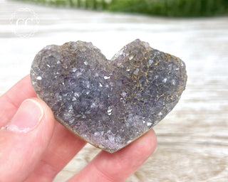 Amethyst Cluster Heart #3