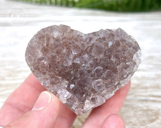 Amethyst Cluster Heart #26