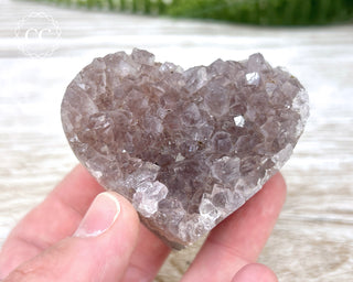 Amethyst Cluster Heart #26