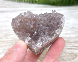 Amethyst Cluster Heart #26