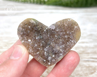 Amethyst Cluster Heart #1