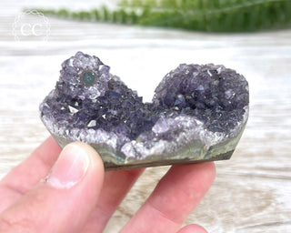 Amethyst Cluster Heart #29