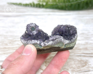 Amethyst Cluster Heart #29