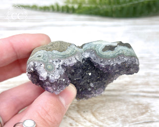 Amethyst Cluster Heart #29