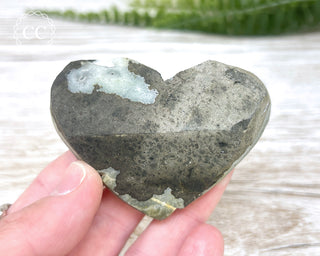 Amethyst Cluster Heart #29