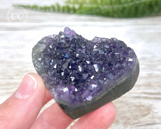 Amethyst Cluster Heart #30