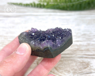 Amethyst Cluster Heart #30