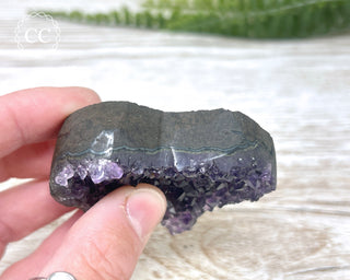 Amethyst Cluster Heart #30