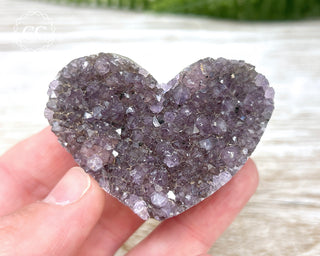 Amethyst Cluster Heart #5