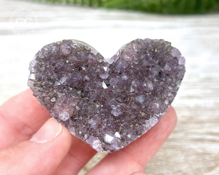 Amethyst Cluster Heart #5