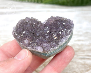 Amethyst Cluster Heart #5