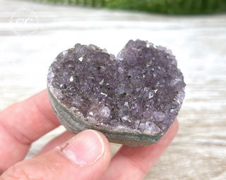 Amethyst Cluster Heart #5