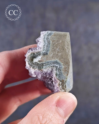 Amethyst Cluster Heart #11