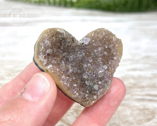 Amethyst Cluster Heart #1