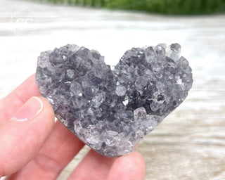 Amethyst Cluster Heart #7
