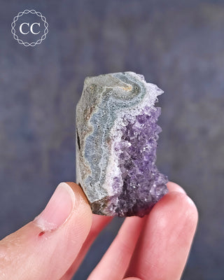 Amethyst Cluster Heart #11