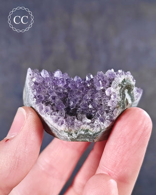 Amethyst Cluster Heart #11