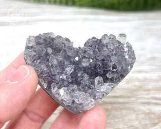 Amethyst Cluster Heart #7